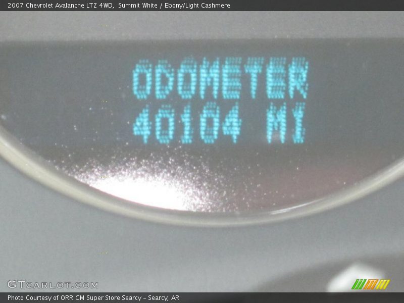 Summit White / Ebony/Light Cashmere 2007 Chevrolet Avalanche LTZ 4WD