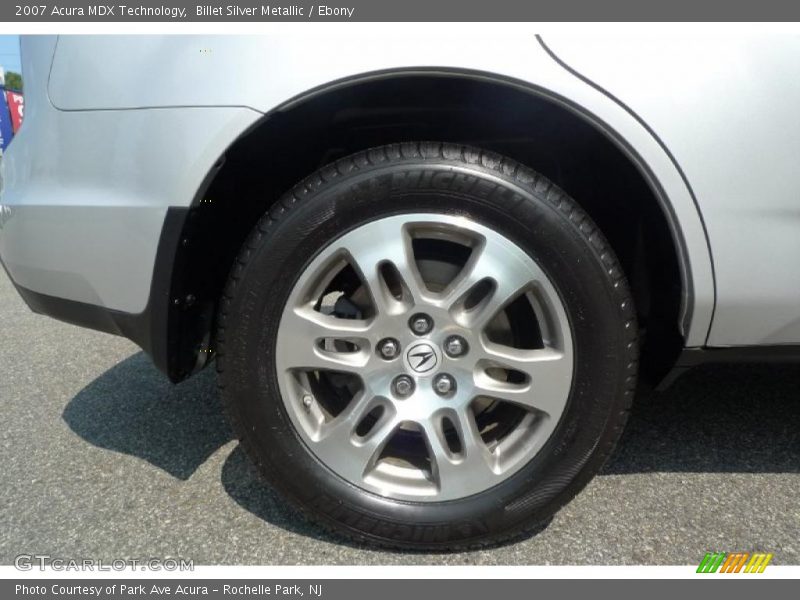 Billet Silver Metallic / Ebony 2007 Acura MDX Technology