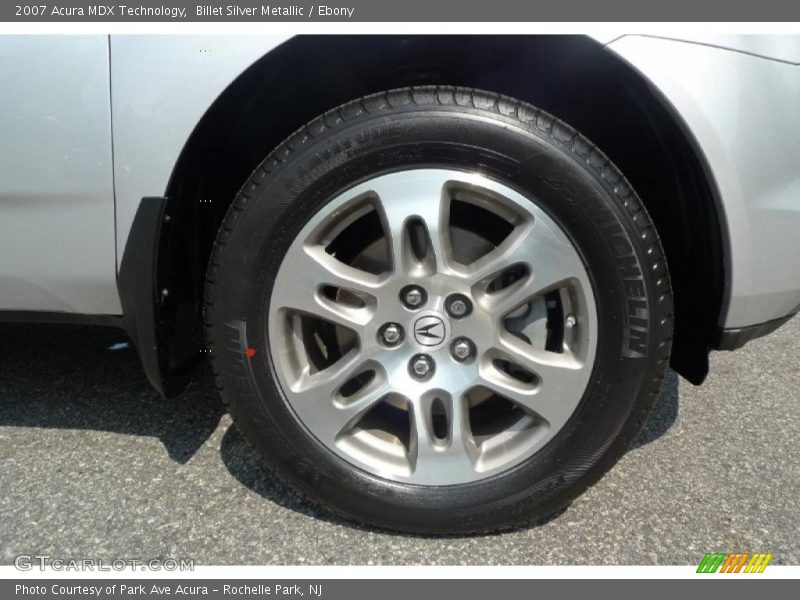 Billet Silver Metallic / Ebony 2007 Acura MDX Technology