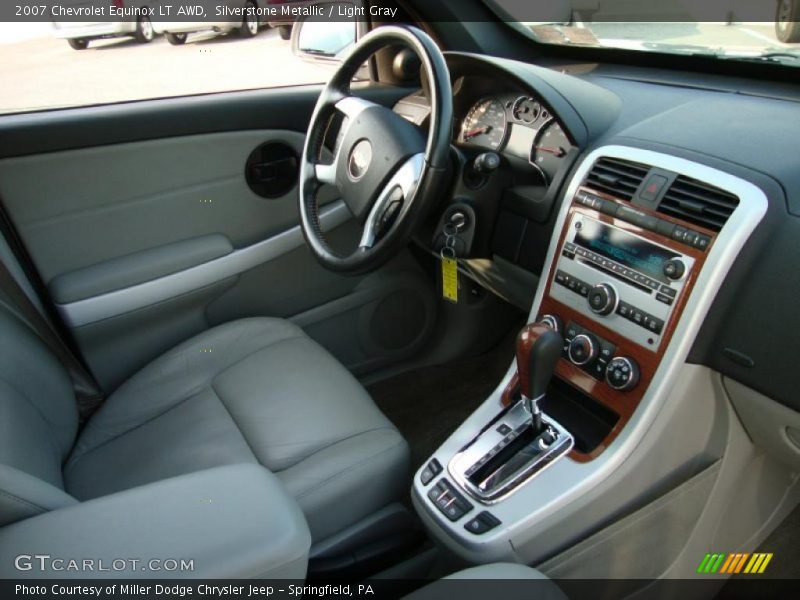 Silverstone Metallic / Light Gray 2007 Chevrolet Equinox LT AWD