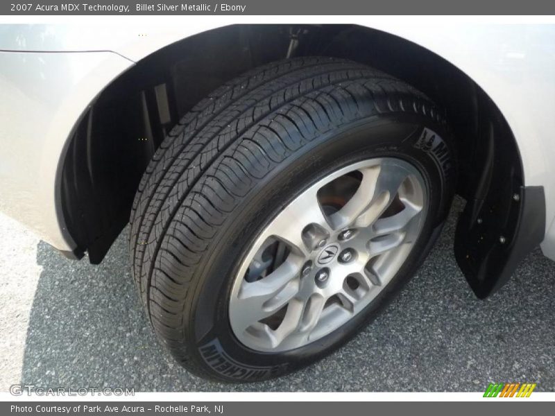Billet Silver Metallic / Ebony 2007 Acura MDX Technology