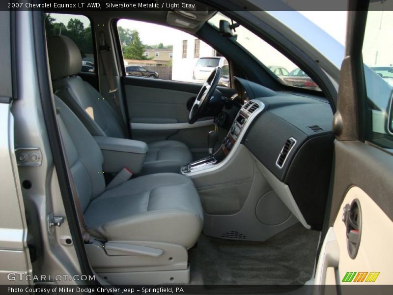 Silverstone Metallic / Light Gray 2007 Chevrolet Equinox LT AWD