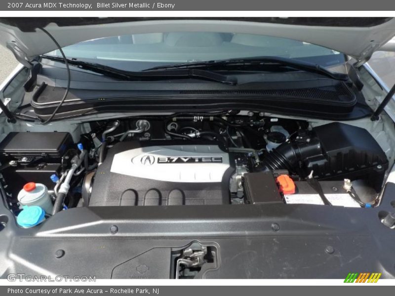 Billet Silver Metallic / Ebony 2007 Acura MDX Technology