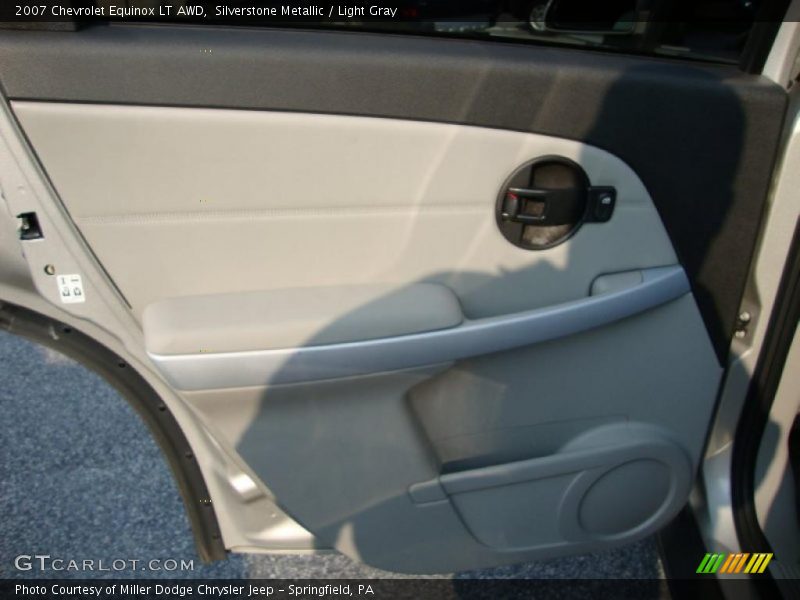 Silverstone Metallic / Light Gray 2007 Chevrolet Equinox LT AWD