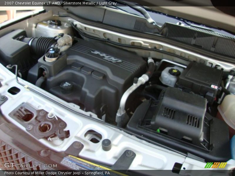 Silverstone Metallic / Light Gray 2007 Chevrolet Equinox LT AWD