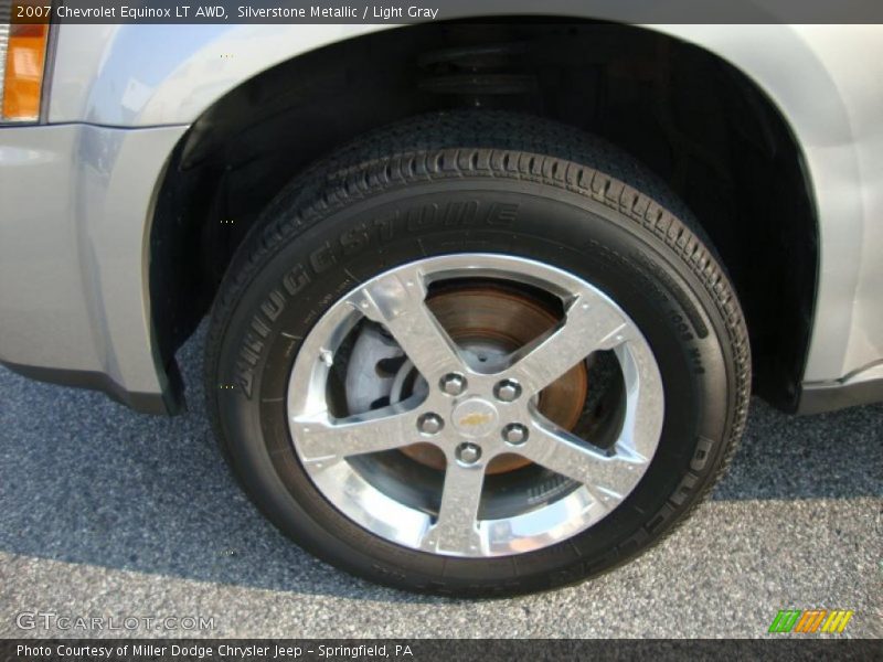 Silverstone Metallic / Light Gray 2007 Chevrolet Equinox LT AWD