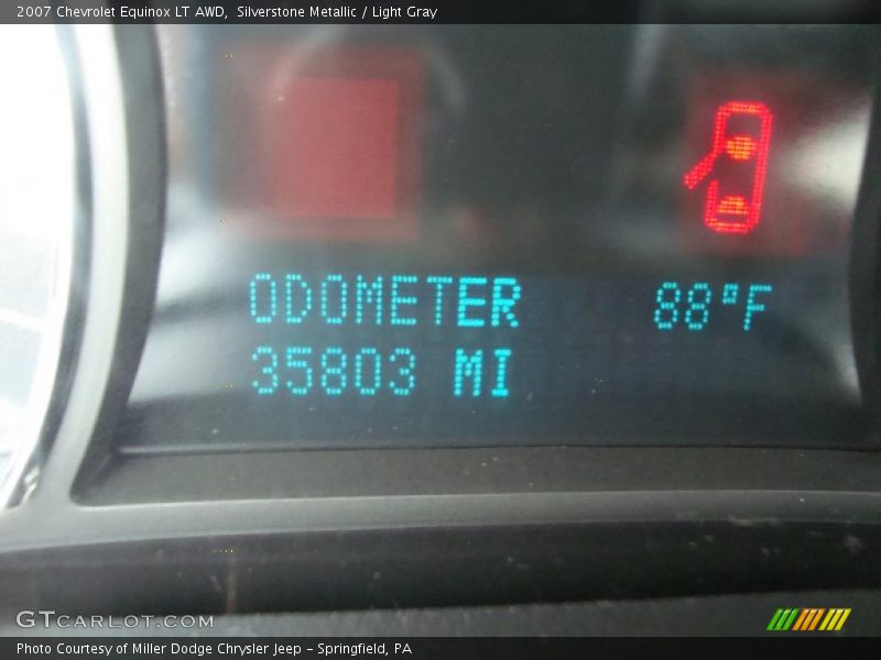Silverstone Metallic / Light Gray 2007 Chevrolet Equinox LT AWD