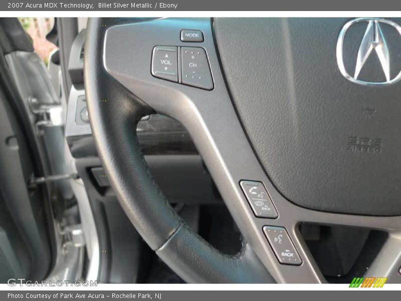 Billet Silver Metallic / Ebony 2007 Acura MDX Technology