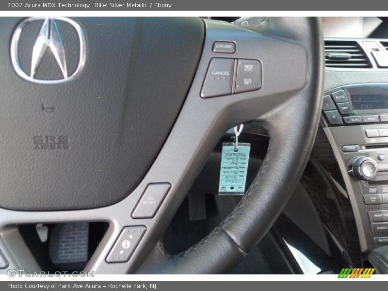 Billet Silver Metallic / Ebony 2007 Acura MDX Technology