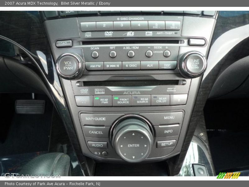 Billet Silver Metallic / Ebony 2007 Acura MDX Technology