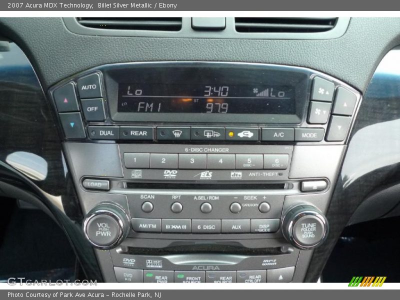 Billet Silver Metallic / Ebony 2007 Acura MDX Technology
