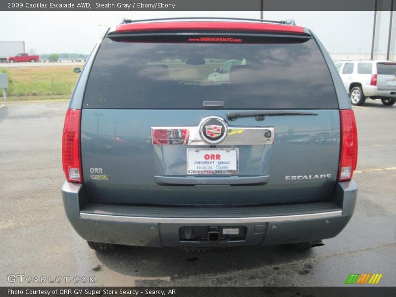 Stealth Gray / Ebony/Ebony 2009 Cadillac Escalade AWD
