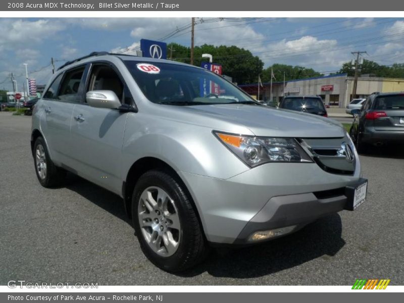 Billet Silver Metallic / Taupe 2008 Acura MDX Technology