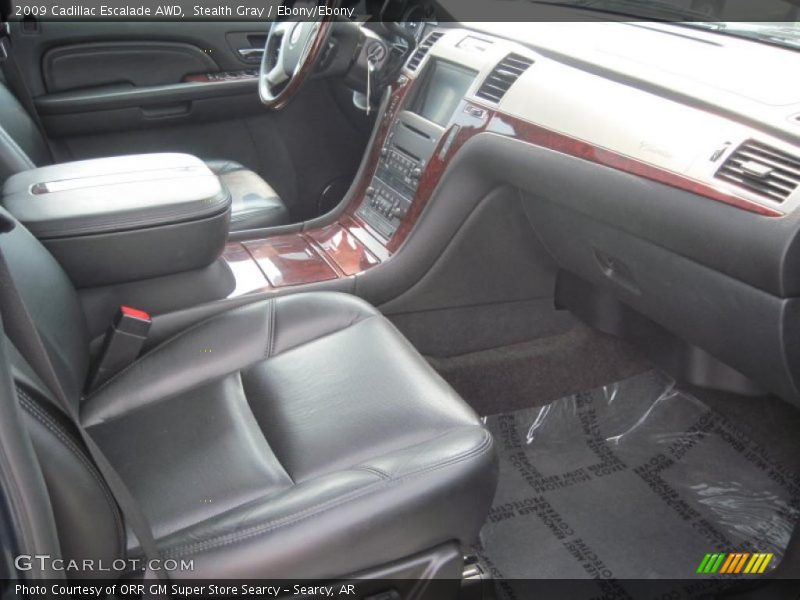 Stealth Gray / Ebony/Ebony 2009 Cadillac Escalade AWD