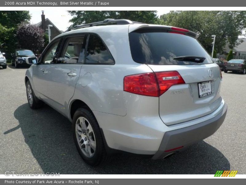 Billet Silver Metallic / Taupe 2008 Acura MDX Technology