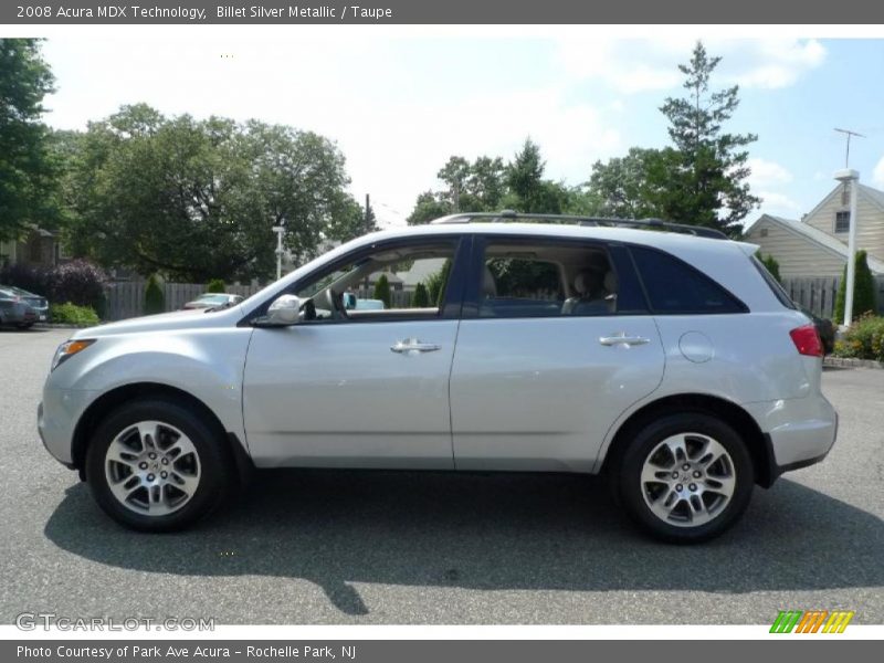 Billet Silver Metallic / Taupe 2008 Acura MDX Technology