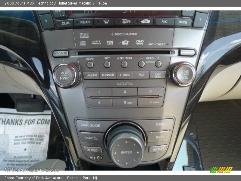 Billet Silver Metallic / Taupe 2008 Acura MDX Technology