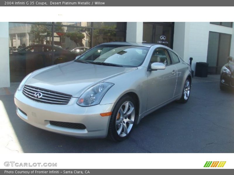 Desert Platinum Metallic / Willow 2004 Infiniti G 35 Coupe