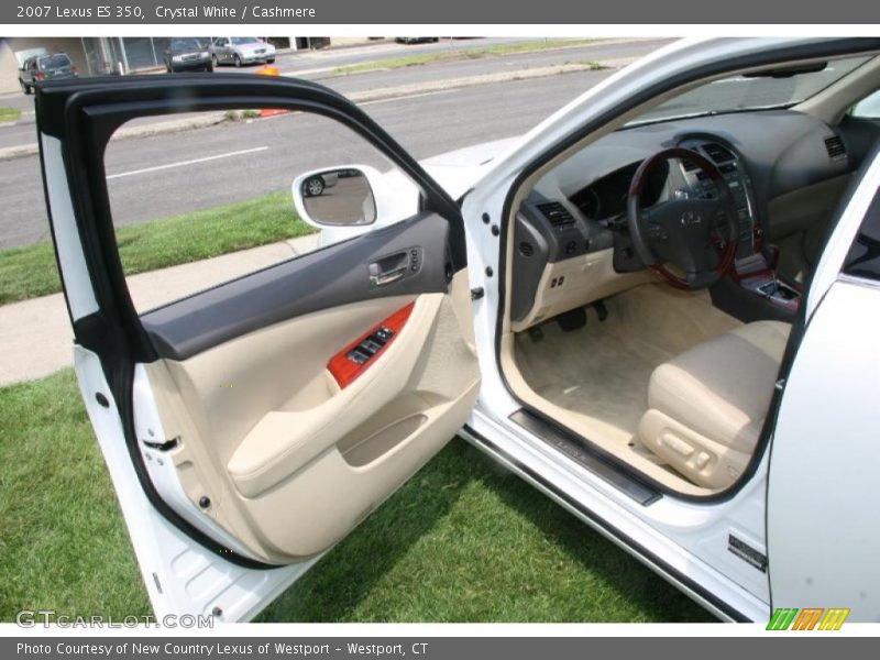 Crystal White / Cashmere 2007 Lexus ES 350