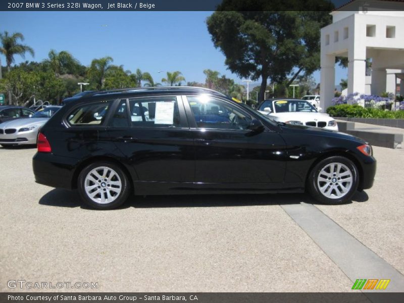 Jet Black / Beige 2007 BMW 3 Series 328i Wagon