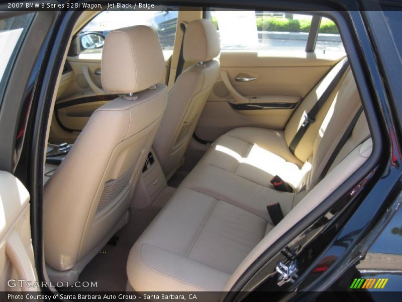 Jet Black / Beige 2007 BMW 3 Series 328i Wagon