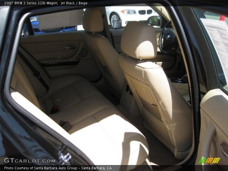 Jet Black / Beige 2007 BMW 3 Series 328i Wagon