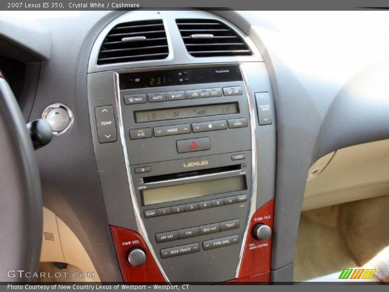 Crystal White / Cashmere 2007 Lexus ES 350