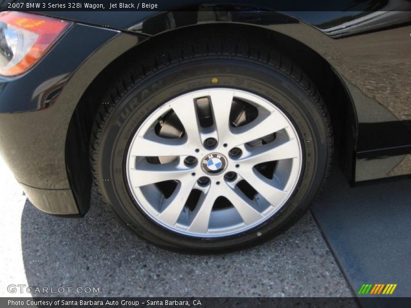 Jet Black / Beige 2007 BMW 3 Series 328i Wagon