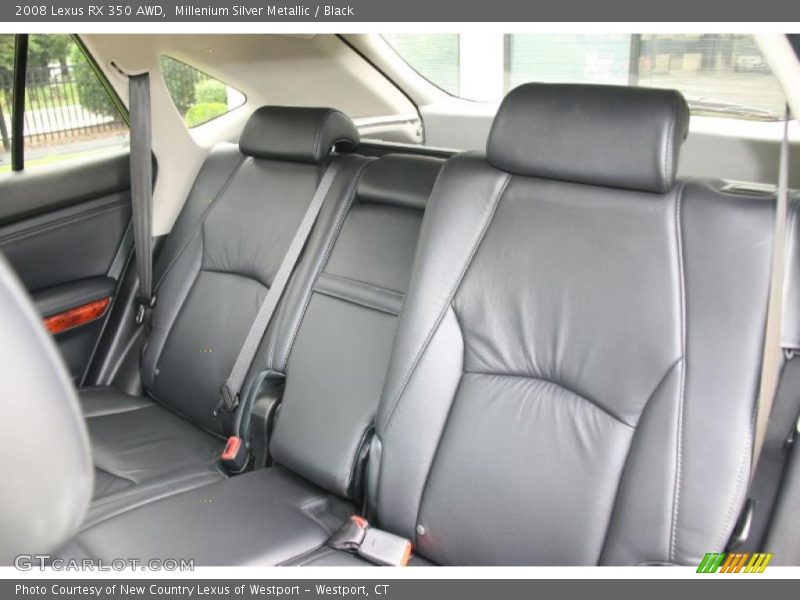 Millenium Silver Metallic / Black 2008 Lexus RX 350 AWD