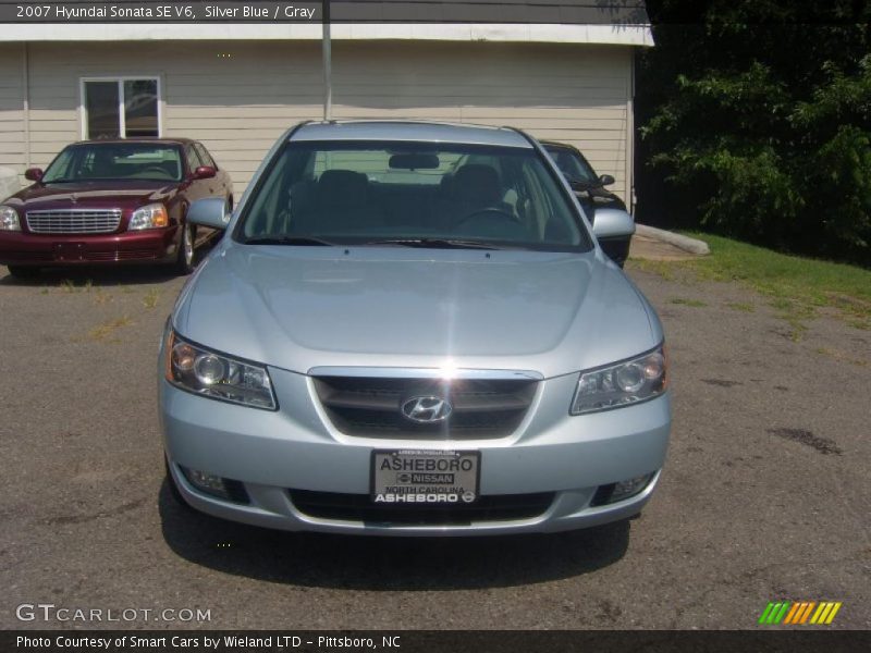 Silver Blue / Gray 2007 Hyundai Sonata SE V6