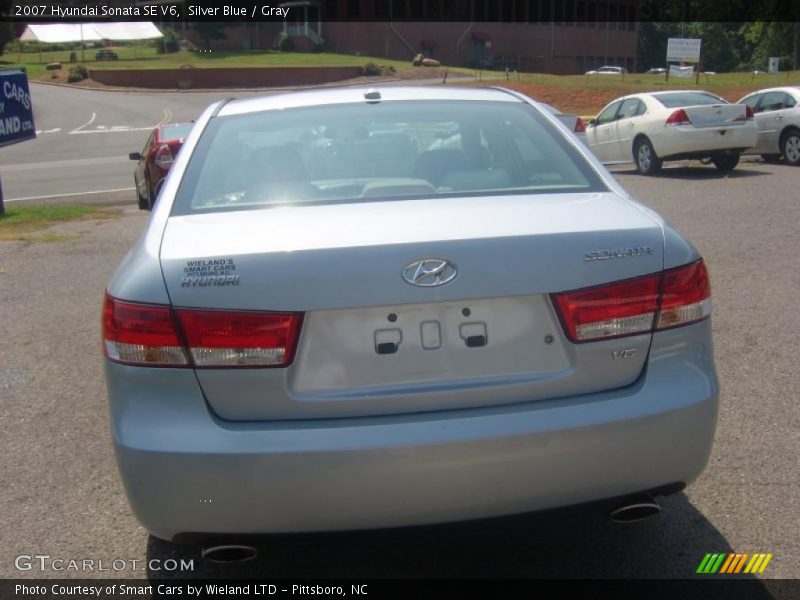 Silver Blue / Gray 2007 Hyundai Sonata SE V6