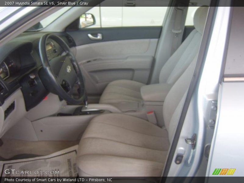 Silver Blue / Gray 2007 Hyundai Sonata SE V6