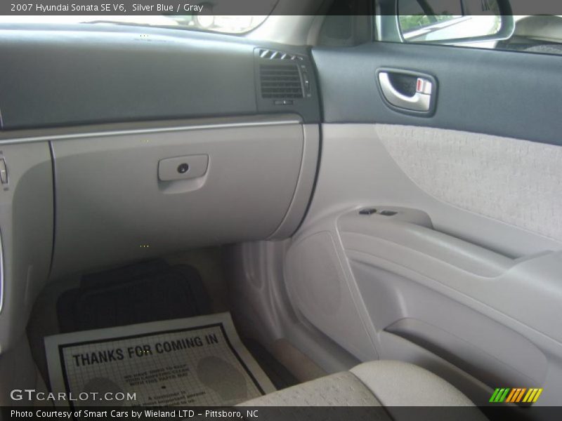Silver Blue / Gray 2007 Hyundai Sonata SE V6