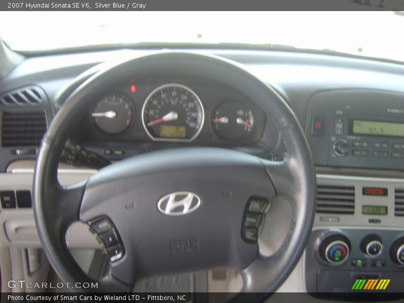 Silver Blue / Gray 2007 Hyundai Sonata SE V6