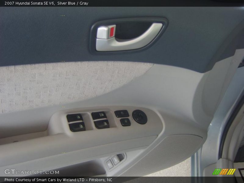 Silver Blue / Gray 2007 Hyundai Sonata SE V6