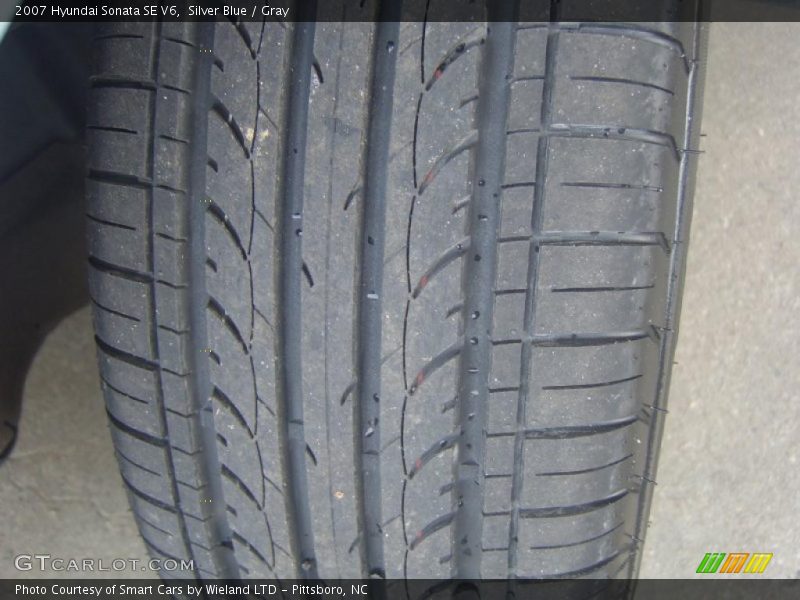 Silver Blue / Gray 2007 Hyundai Sonata SE V6