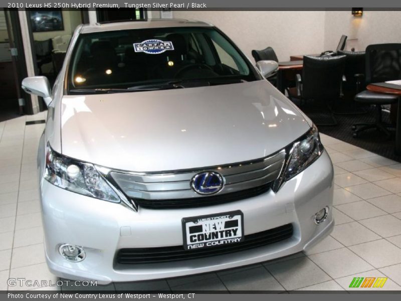 Tungsten Silver Pearl / Black 2010 Lexus HS 250h Hybrid Premium