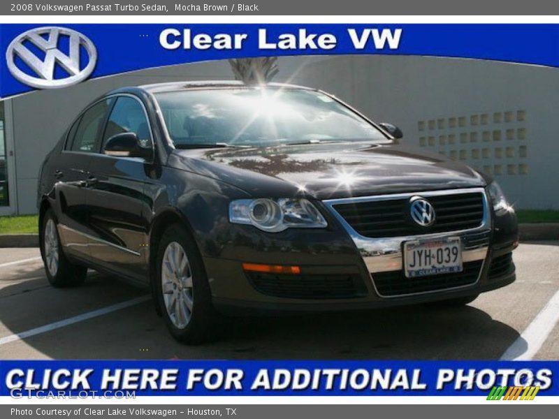 Mocha Brown / Black 2008 Volkswagen Passat Turbo Sedan