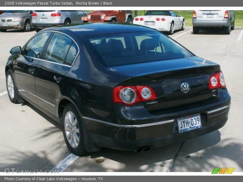 Mocha Brown / Black 2008 Volkswagen Passat Turbo Sedan