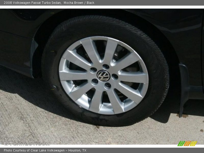 Mocha Brown / Black 2008 Volkswagen Passat Turbo Sedan