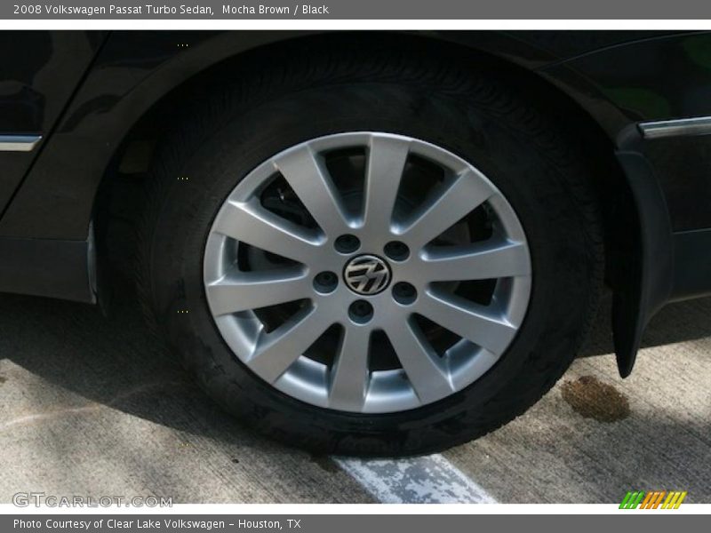 Mocha Brown / Black 2008 Volkswagen Passat Turbo Sedan