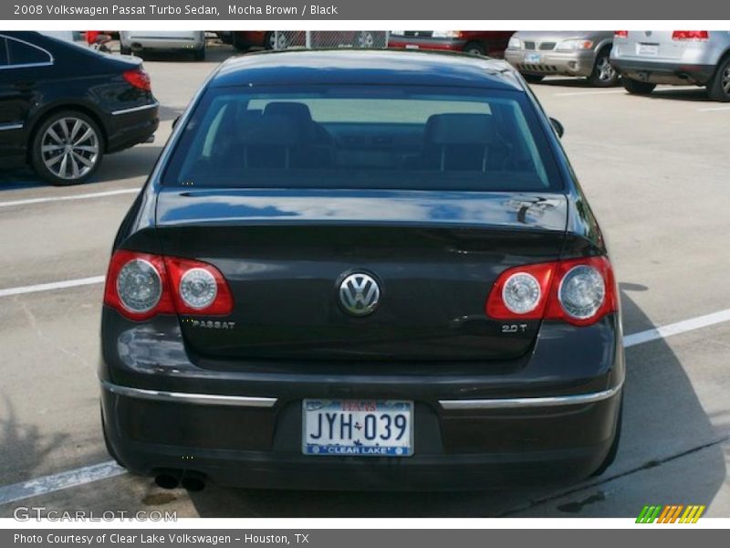 Mocha Brown / Black 2008 Volkswagen Passat Turbo Sedan