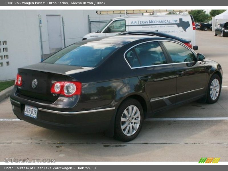 Mocha Brown / Black 2008 Volkswagen Passat Turbo Sedan