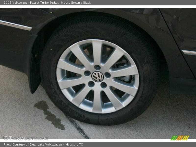 Mocha Brown / Black 2008 Volkswagen Passat Turbo Sedan