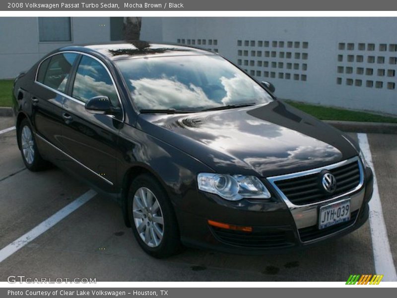 Mocha Brown / Black 2008 Volkswagen Passat Turbo Sedan