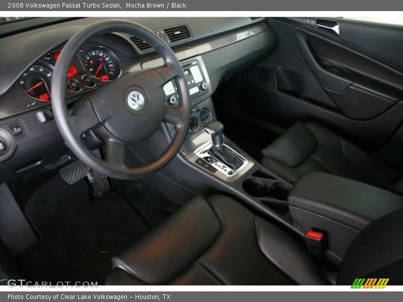 Mocha Brown / Black 2008 Volkswagen Passat Turbo Sedan