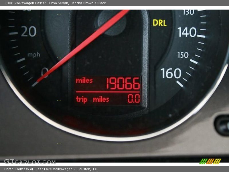 Mocha Brown / Black 2008 Volkswagen Passat Turbo Sedan