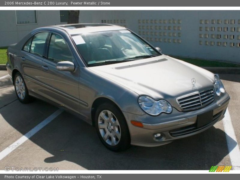 Pewter Metallic / Stone 2006 Mercedes-Benz C 280 Luxury