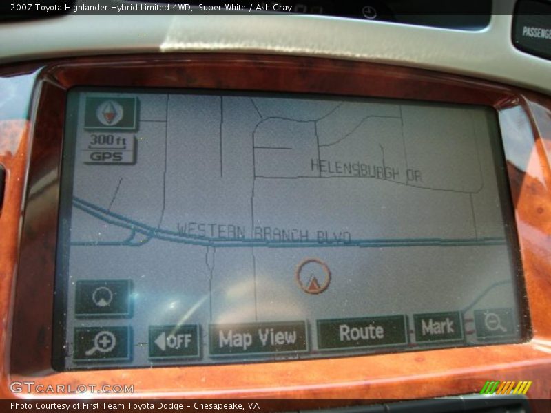 Super White / Ash Gray 2007 Toyota Highlander Hybrid Limited 4WD