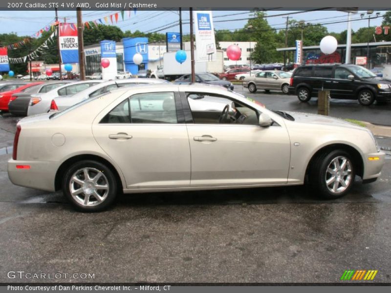 Gold Mist / Cashmere 2007 Cadillac STS 4 V6 AWD